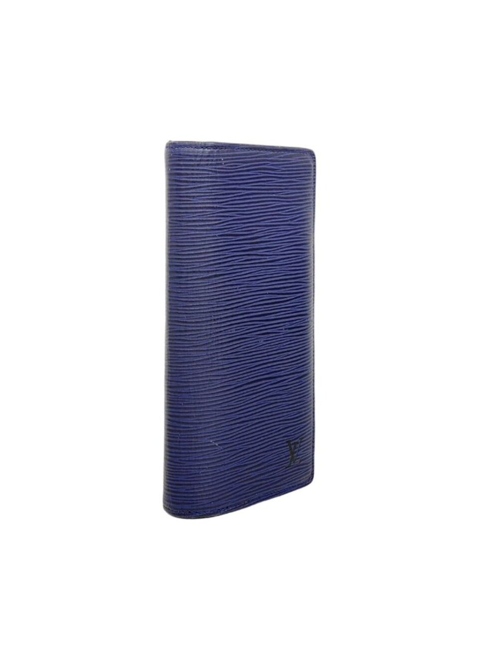 ★SOLD★ Louis Vuitton Wallet Monogram Eclipse Epi Portefeuille Brazza Navy - Picture 2 of 9
